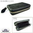 画像8: 【diosbras-ディオブラス】本革　シャークスキン　サメ革カードケースor名刺入れ /牛革/wallet/短財布/サイフ/二つ折り財布　サメ皮【SS】