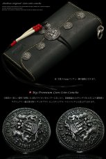 画像3: 【diosbras-ディオブラス-】【全国送料無料！！】diosbrasオリジナル　３４ｍｍ　ライオン　コイン　コンチョ　ビックプレミアム　【LL】　　シルバー９２５　（ネジ式） (3)