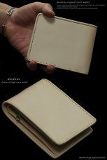 画像1: 【diosbras-ディオブラス-】本革サドルレザー ヌメ革　ショートウォレット　二つ折り財布シンプルスタイル　財布　/内側本牛革/wallet/サイフ【SA】 (1)