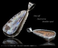 【diosbras-ディオブラス-】一点物ボルダー　　オパール　特大サイズ　ペンダント　ネックレス　ＯＰＡＬ　オーストラリア原産　原石カット