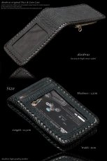 画像3: 【diosbras-ディオブラス】本革　シャークスキン　サメ革　鮫パスケース　定期入れ　コインケース　カードケースor名刺入れ /牛革【SS】 (3)