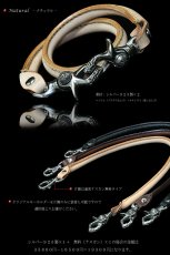 画像3: 【diosbras-ディオブラス】≪シルバー９２５製≫上質　ウォレットロープ ウォレットコード　レーン 長財布 財布 ウォレット　キーホルダー ウォレットチェーン 素材、作りに拘った最高アイテム ハンドメイド レザーチェーン  ウォレットレーン　ヌメ革【タン】【黒】【茶】 (3)