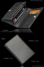 画像5: 【diosbras-ディオブラス-】本革 サドルレザー　ブラック　黒　ヌメ革　【カードケース】【名刺入れ】【ポイントカード】【クレジットカード】【収納】【牛革】 (5)
