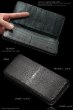 画像4: 【diosbras-ディオブラス-】本革　スティングレイ　エイ革　ウォレット　スティングレー　長財布　　財布　レザーウォレット　ロングウォレット　ウォレット　バイカー　ヌメ革　長財布　シンプルスタイル/内側本牛革/wallet/サイフ/wallet/短財布/サイフ/二つ折り財布【CE】 (4)