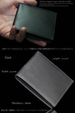 画像4: 【diosbras-ディオブラス-】サドルレザー　牛革　ヌメ革　本革　二つ折り　財布　レザーウォレット　ロングウォレット　ウォレット　バイカー　ヌメ革　長財布　シンプルスタイル　財布　スーパースリム　極薄 送料無料 (4)