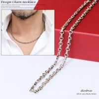 ネックレス/チェーン/ネックレスチェーン/メンズ/レディース/シルバーネックレス/シルバー925 デザイン　クラウンネックレスチェーン/シルバー925　【送料無料】