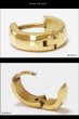 画像2: ステンレス フープピアス シルバー 金属アレルギー対応 メタル素材 ゴールド　金 シンプル 小さめ フープ ループ リング 輪っか ピアス アクセサリー レディース 中折れ式 (2)