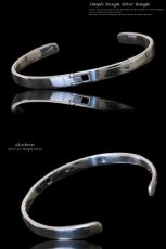 画像2: 【シルバーバングル】【シルバーアクセサリー】シンプルデザイン　シルバーアクセサリー メンズ シルバーバングル ブレスレット シルバー925 クロス　十字架　メンズアクセサリー プレゼントに人気 送料無料【diosbras-ディオブラス-】 (2)