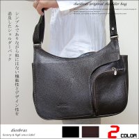 【OUTLET SALE】【ショルダー バッグ 鞄】 2WAY 本革 カウレザー ボディーバッグ ショルダーバッグ ワンショルダー　レザーバック　トートバッグ 鞄　カバン　メンズ 男性 レディース 女性【diosbras-ディオブラス-】