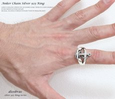 画像3: 【シルバーリング】【リング】【シルバーアクセサリー】アンカー　チェーン シルバーアクセサリー メンズ シルバーリング 指輪 シルバー925 メンズアクセサリー 大きいサイズ 送料無料 (3)