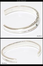 画像2: 【シルバーバングル】【シルバーアクセサリー】サンマーク シルバーアクセサリー メンズ シルバーバングル ブレスレット シルバー925 メンズアクセサリー 太陽神　プレゼントに人気 送料無料【diosbras-ディオブラス-】 (2)