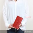 画像10: 【OUTLET SALE】メンズ長財布長財布 二つ折り 革財布 本革 レザー 牛革 レザーウォレット|おしゃれ スリム メンズ長財布 ウォレット ロングウォレット ハンドメイド サドルレザー 男性 彼氏 メンズ財布 誕生日プレゼント 赤 カード収納 黒 紳士財布 長サイフ お父さん 折財布 還暦祝い