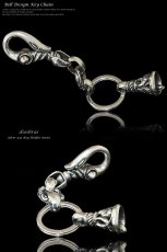 画像4: シルバーキーチェーン シルバーアクセサリー メンズアクセサリー ベル　キーホルダー シルバー925 ウォレットチェーン バネフック ガーディアンベル 純銀 キーホルダー 送料無料 【diosbras-ディオブラス-】 (4)