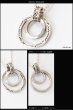 画像2: 【2連　リング ペンダント トップ】リング アラベスク ペンダント≪トップのみ≫ シルバーネックレス トップ メンズ [シルバーペンダント] クリスマス プレゼント (2)