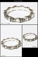 画像2: 【シルバーリング】【スカルリング】【シルバーアクセサリー】スカル ボーンハンド ドクロ スカルリング シルバーアクセサリー メンズ シルバーリング 指輪 シルバー925 メンズアクセサリー 大きいサイズ 送料無料 (2)
