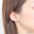 画像3: 【メンズピアス】【シルバーアクセサリー】【シルバーピアス】王冠　クラウン　ゴシック　ジルコニア　ホワイト　クリア　ブラック●バラ売り（片耳のみ）■シャープでキレイめハードな横顔に！ジルコニア　レディース (3)