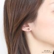 画像3: 【アンバー ピアス】アンバー　琥珀　ゴシック　アラベスク　唐草　本物シルバー925/　ピアス 丸 片方 パワーストーン/ピアス片耳・片方販売ピアス メンズ レディース (3)