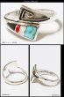 画像2: 【シルバーリング】【リング】【シルバーアクセサリー】ターコイズ　シェル　赤珊瑚　インレイ　インディアンジュエリー　ネイティブ　オニキス メンズ 指輪 シルバー925　メンズ レディース　ズニ　フリーサイズ (2)