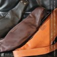 画像12: 【OUTLET SALE】ボディバッグ 本革 ワンショルダーバッグ 革 メンズ ハンドメイド レザー | ボディーバッグ レザーバッグ ハラコ革　毛皮　ショルダーバッグ 牛革 ショルダーバック ギフト　バッグ ボディバック 大容量 ペットボトル  ウエストポーチ　ウエストバッグ