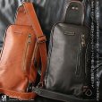 画像12: ボディバッグ 本革 ワンショルダーバッグ 革 メンズ ハンドメイド レザー | ボディーバッグ レザーバッグ ショルダーバッグ 牛革 ショルダーバック ショルダー ギフト　誕生日プレゼント バッグ ボディバック 大容量 ペットボトル ワンショルダー