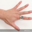 画像2: シルバーリング  スカルリング  シルバーアクセサリー スカル ボーンハンド ドクロ スカルリング シルバーアクセサリー メンズ シルバーリング 指輪 シルバー925 メンズアクセサリー エイリアン ターミネーター 大きいサイズ 送料無料 (2)