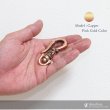 画像7: キーホルダー キーフック　キーチェーン　ゴールドシルバー　ピンクゴールド　スカル　髑髏 スネーク　蛇　ヘビ カッパー　ピューター　真鍮　ＢＲＡＳＳ　ブラス　釣り針フック ウォレット　財布　バイカー　ライダース　ウォレットチェーン【メール便送料無料】 (7)