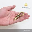 画像6: キーホルダー キーフック　キーチェーン　ゴールドシルバー　ピンクゴールド　スカル　髑髏 スネーク　蛇　ヘビ カッパー　ピューター　真鍮　ＢＲＡＳＳ　ブラス　釣り針フック ウォレット　財布　バイカー　ライダース　ウォレットチェーン【メール便送料無料】 (6)