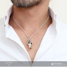 画像3: ホイッスル　笛　ペンダント　百合　リリー　ユリの紋章　王冠　クラウン　マリア　クロス　十字架　ドクロ　ペンダント トップ　スカル　ゴシック　シルバー925ペンダント/ペンダント トップ シルバー 925/ネックレス/ ネックレス メンズ レディース (3)