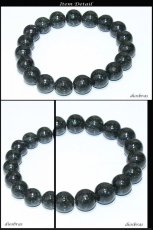 画像3: ブラックスター　サファイア ブレスレット 10mm玉 ダイオプサイト　ブレスレット 10ミリ玉 約10mm 数珠【パワーストーン】【お数珠】【念珠】【天然石ブレス】【【風水グッズ 】【開運アイテム】【お守り】 (3)