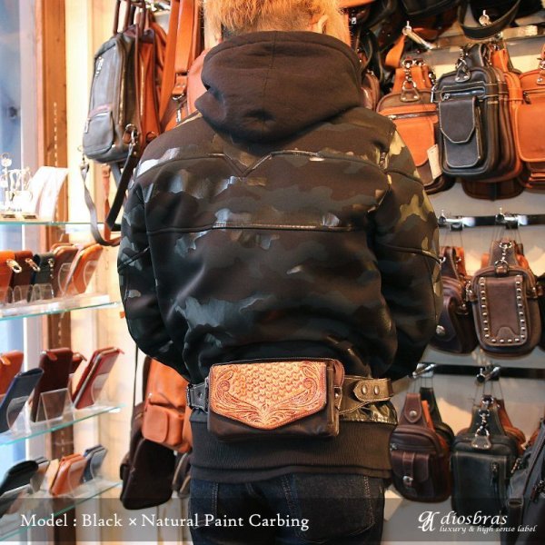 画像7: ボディバッグ 本革 ワンショルダーバッグ 革 メンズ ハンドメイド レザー ボディーバッグ レザーバッグ ショルダーバッグ 牛革 ショルダーバック ショルダー バッグ ボディバック 大容量 ペットボトル コンチョ 財布　ウォレット小銭入れ 長財布  iQOSケース アイコス