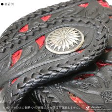 画像3: コンチョ フラワーコンチョ　ネイティブアメリカン　インディアン　コンチョ　シルバー９２５コンチョ　財布　ウォレット　メンズ　（ネジ式）【diosbras-ディオブラス-】【メール便なら送料無料！！】 (3)