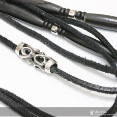 画像3: ビーズ/シルバー/シルバー925/ビーズ/アクセサリー/ハンドメイド/パーツ/アラベスク トライバル　唐草　縦26.3mm 直径8.5mm　穴径5mm (3)