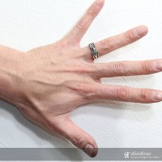 画像3: シルバー925 シルバーリング メンズ　ブリリアント　カット ブラックジルコニア　オニキス　パワーストーン 天然石 スターリングシルバー 指輪 ring silver925 銀 シルバーアクセサリー 男性 女性 レディース【メール便なら送料無料】 (3)