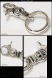 画像2: クロス シルバーキーチェーン シルバーアクセサリー メンズアクセサリー キーホルダー シルバー925 ウォレットチェーン 送料無料 【diosbras-ディオブラス-】 (2)