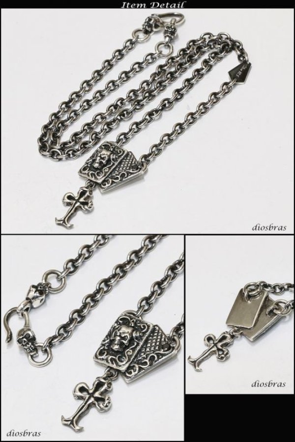 画像3: クロス　トランプ　王冠　クラウン　ネックレス/チェーン/ネックレスチェーン/メンズ/レディース/シルバーネックレス/シルバー925 スカル　骸骨　スカルハンド　スカルボーン　クロス　十字架　王冠デザイン　クラウン ネックレスチェーン/シルバー925　60cm【送料無料】