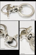 画像2: シルバーキーチェーン シルバーアクセサリー メンズアクセサリー プレーンタイプ　キーホルダー シルバー925 ウォレットチェーン 送料無料 【diosbras-ディオブラス-】 (2)