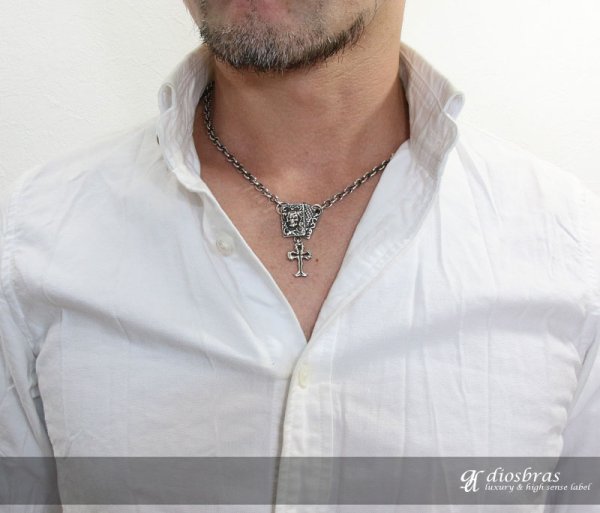 画像6: クロス　トランプ　王冠　クラウン　ネックレス/チェーン/ネックレスチェーン/メンズ/レディース/シルバーネックレス/シルバー925 スカル　骸骨　スカルハンド　スカルボーン　クロス　十字架　王冠デザイン　クラウン ネックレスチェーン/シルバー925　60cm【送料無料】