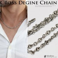 ネックレス/チェーン/ネックレスチェーン/メンズ/レディース/シルバーネックレス/シルバー925 クロス　十字架　ネックレスチェーン/5ｃmアジャスター付/シルバー925　【送料無料】