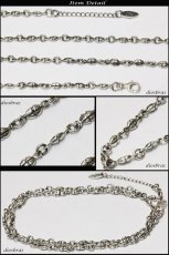 画像3: ネックレス/チェーン/ネックレスチェーン/メンズ/レディース/シルバーネックレス/シルバー925 クロス　十字架　ゴシック　ネックレスチェーン/5ｃmアジャスター付/シルバー925　【送料無料】 (3)