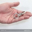 画像3: カラビナ キーリング キーホルダー キーフック　キーチェーン シャックル シルバー９２５　silver 925　真鍮　白真鍮　ＢＲＡＳＳ　ブラス　釣り針フック ウォレット　財布　バイカー　ライダース　ウォレットチェーン ミニ　MINI≪小≫【diosbras-ディオブラス-】 (3)