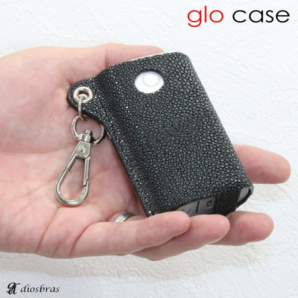 画像6: 【アウトレットセール】グローケース グロー ケース glo カバー 本革 スティングレイ スティングレー エイ革 ガルーシャ レザー メンズ レディース 革 グロー専用 電子タバコ 電子タバコケース カバー フック カラビナ 本革  ≪メール便なら送料無料≫
