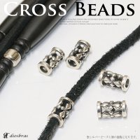 ビーズ/シルバー/シルバー925/ビーズ/アクセサリー/ハンドメイド/パーツ/ クロス　十字架　トリプルクラウン　ゴシック　アラベスク 縦9,4mm 直径5,3mm　穴径3,1mm 【メール便全国送料無料】