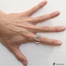 画像4: 【シルバーリング】【ホースシューリング】アラベスク【シルバーアクセサリー】馬蹄　リング シルバーアクセサリー メンズ シルバーリング 指輪 シルバー925 メンズアクセサリー 大きいサイズ 【メール便なら全国送料無料】【diosbras-ディオブラス-】 (4)