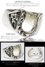 画像3: 【シルバーリング】【ホースシューリング】アラベスク【シルバーアクセサリー】馬蹄　リング シルバーアクセサリー メンズ シルバーリング 指輪 シルバー925 メンズアクセサリー 大きいサイズ 【メール便なら全国送料無料】【diosbras-ディオブラス-】 (3)