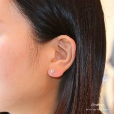 画像4: 【ジルコニア ピアス】ジルコニア　本物シルバー925/　ピアス 丸 片方 パワーストーン/ピアス片耳・片方販売ピアス メンズ レディース 5ｍｍ (4)