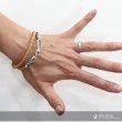 画像2: レザーブレスレット　シルバーブレスレットアラベスク　唐草　２連レザーブレスレット4本編み　フック　百合　ユリの紋章　リリー　Tバー　スカル　ドクロ　ボーン　シルバー９２５製　スカル　ユリ　クロス　メンズ　レディース【SA】【diosbras-ディオブラス-】 (2)