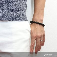画像4: ブラックスター　サファイア ブレスレット 10mm玉 ダイオプサイト　ブレスレット 10ミリ玉 約10mm 数珠【パワーストーン】【お数珠】【念珠】【天然石ブレス】【風水グッズ 】【開運アイテム】【お守り】 (4)