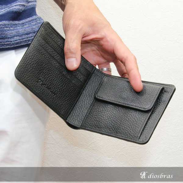 画像6: 【diosbras-ディオブラス-】本革グレーコブラショートウォレット二つ折り財布 シンプルスタイル 短財布 /内側本牛革/wallet/サイフ/ヘビ皮ダイヤモンドパイソン【PY】