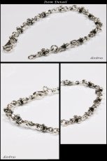 画像2: シルバーブレスレット　シルバーアクセサリー　クロス　十字架　シルバーアクセサリー メンズ シルバーバングル (2)