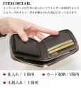 画像5: 【OUTLET SALE】財布  カービング　ラウンドファスナー メンズ レディース 本革 サドルレザー ショートウォレット  ラウンドファスナー ウォレット ラウンド　ジッパーＺＩＰＰＥＲ 財布 ヌメ革 レザーウォレット  バイカー 短財布 牛革 プレゼント サイフ ブラック 黒